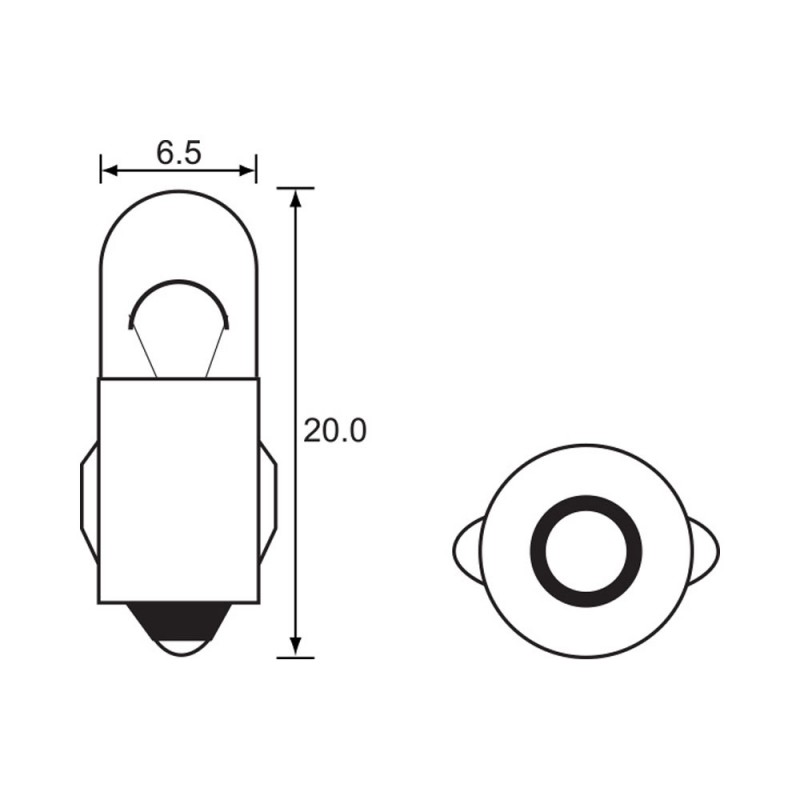 Bulb - Instrument -  12V 2W BA7S A1272J