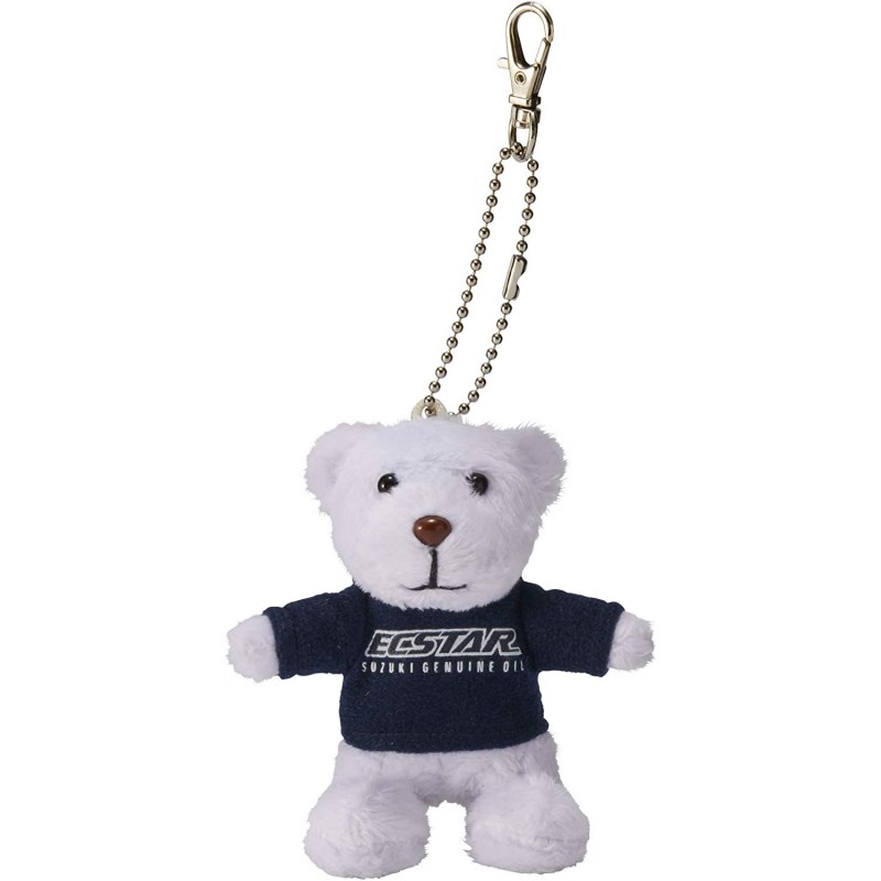 Ecstar Bear Key Ring White