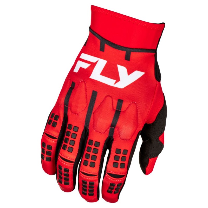 Fly Racing 2025 Evolution Gloves Red/White/Black