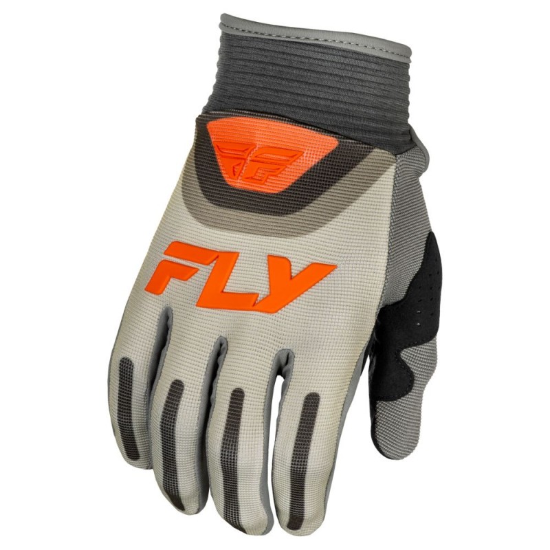 Fly Racing 2025 F-16 Gloves Youth Grey/Orange