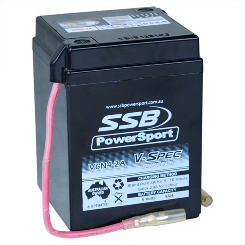 SSB 6V V-Spec High Performance AGM Battery - V6N4-2A