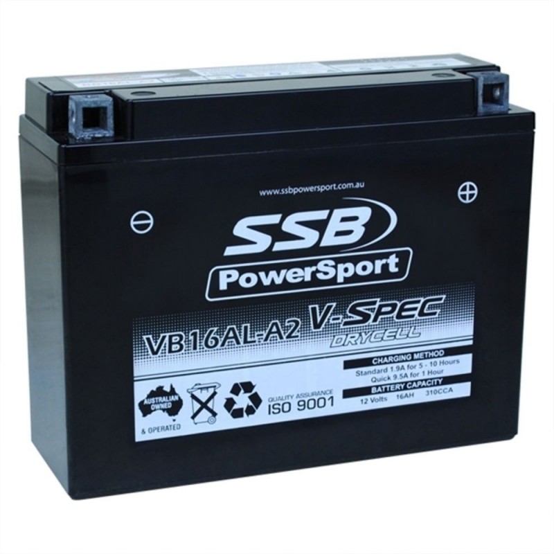 SSB 12V V-Spec High Performance AGM Battery - VB16AL-A2