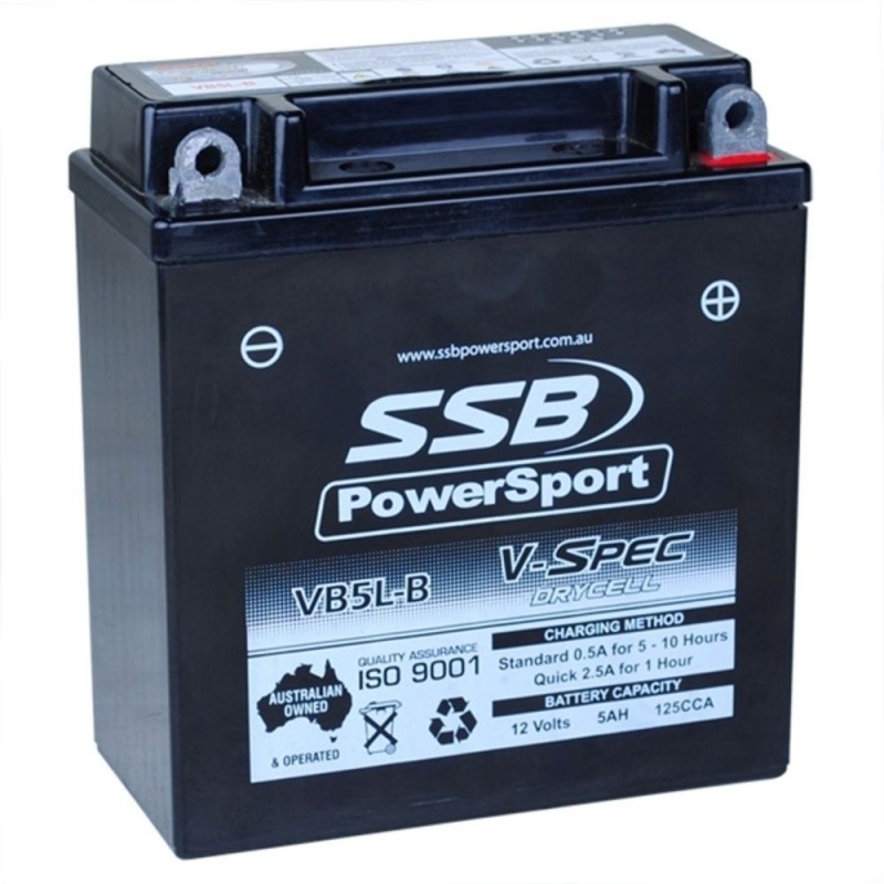 SSB 12V V-Spec High Performance AGM Battery - VB5L-B