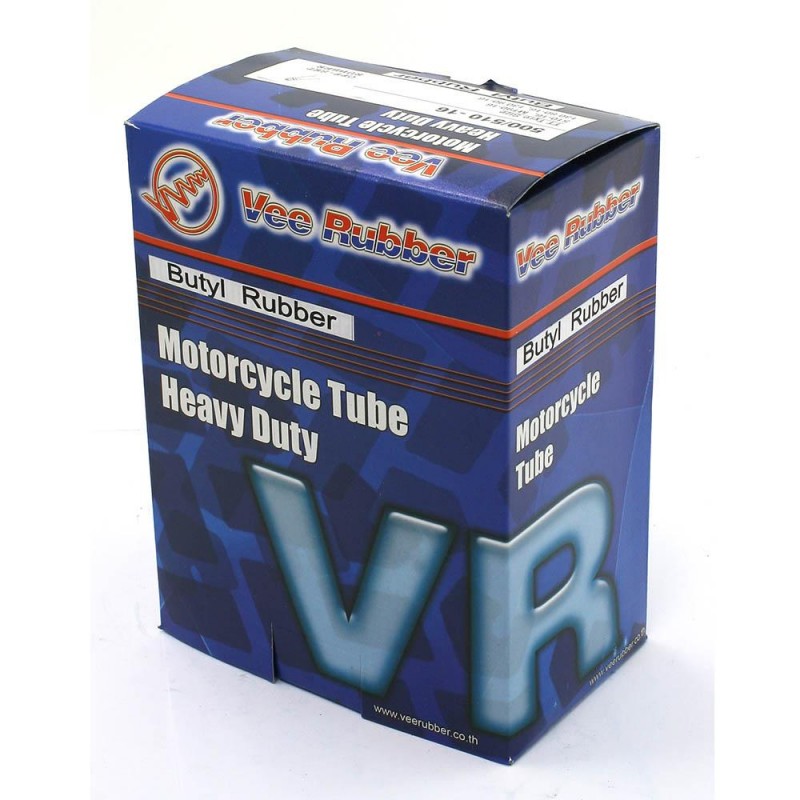 Vee Rubber Heavy Duty Tube 1.5mm 500/510-16 Offset Rubber Straight Valve
