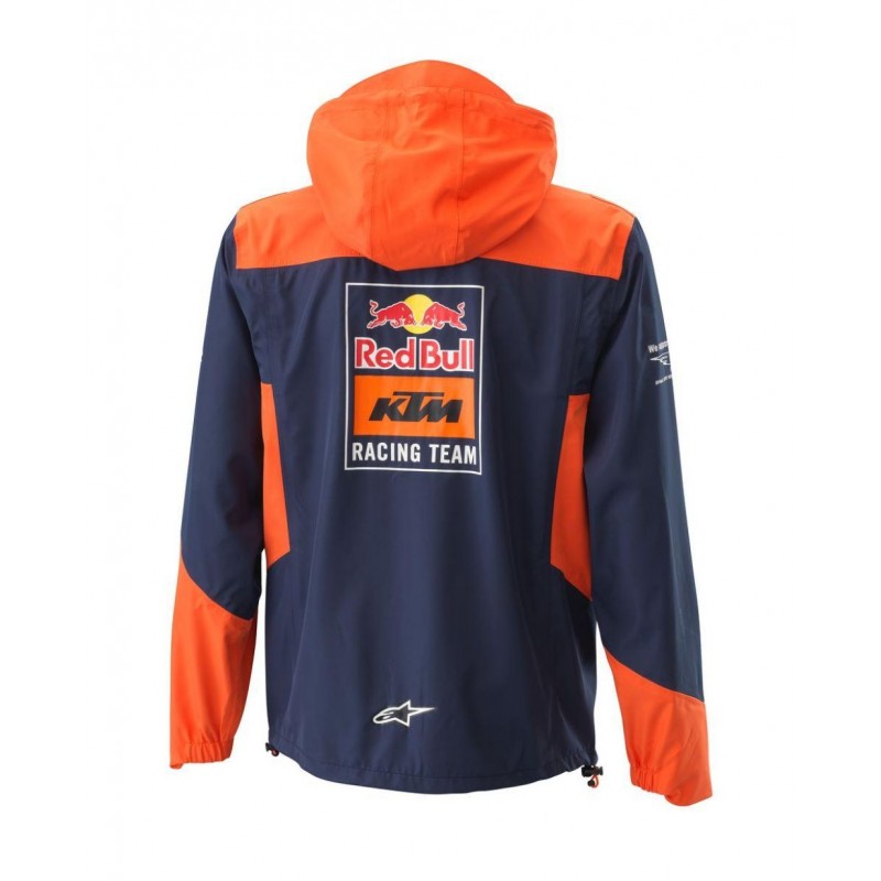 Red Bull KTM Replica Team Hardshell Jacket Dark Blue