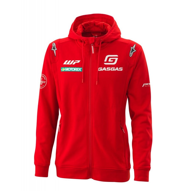 GASGAS Team Zip Hoodie Red
