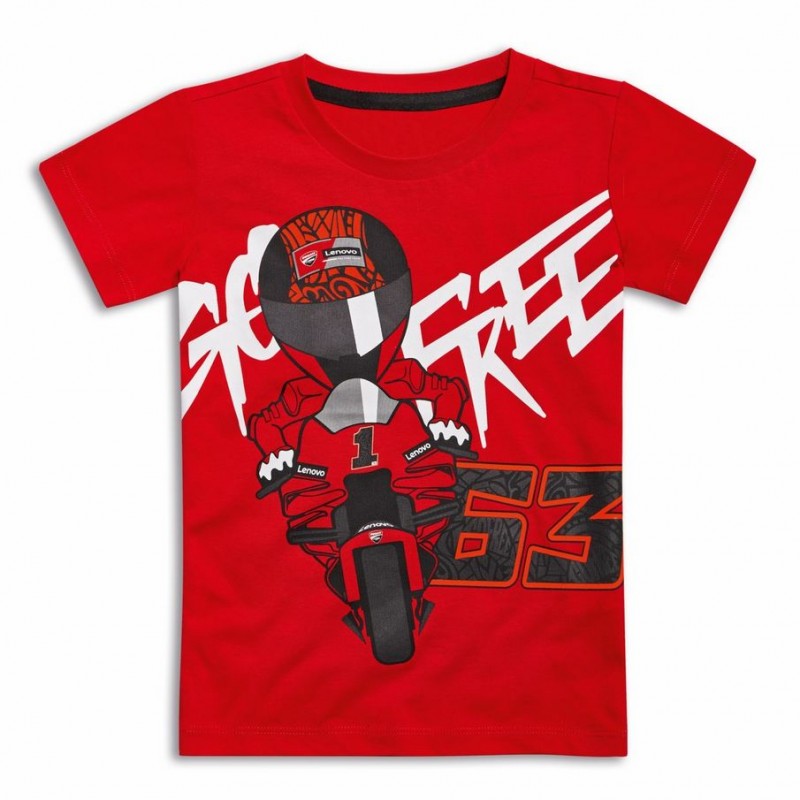 Ducati Dual Pecco SS25 Youth T-Shirt