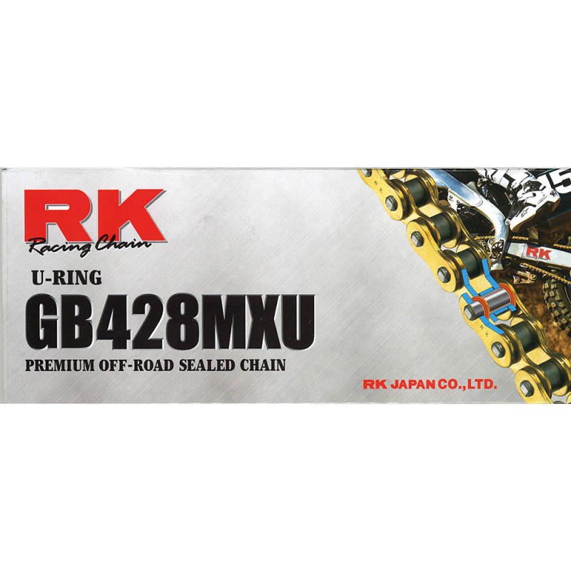 RK Chain GB428MXU-136L Gold