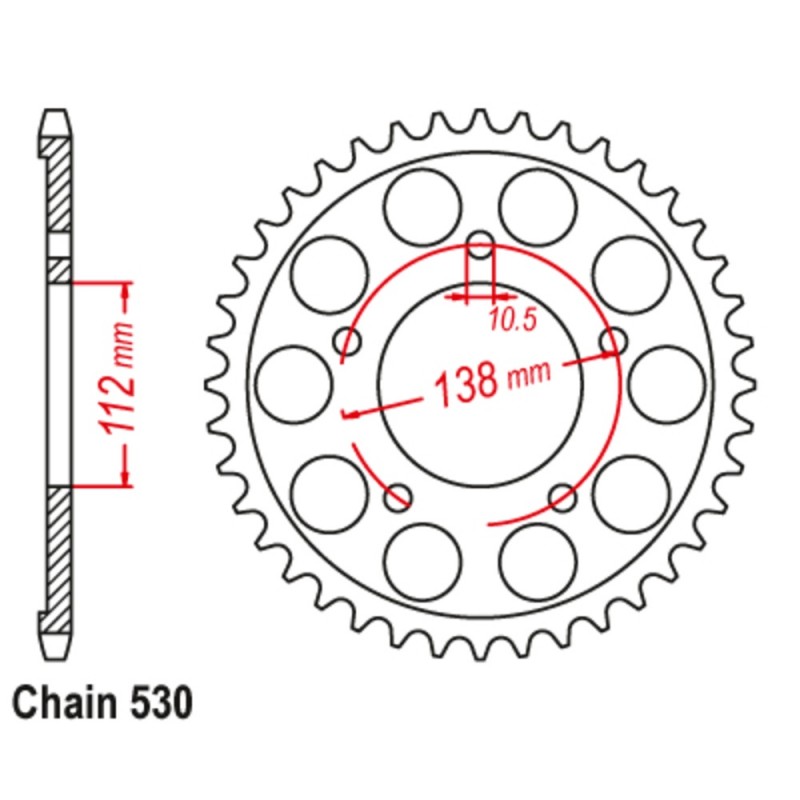 Supersprox Front Sprocket 11-5EB-48 (530)