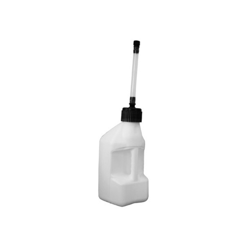 Tuff Jug 20 Litre with Flexible Auto Shut Off Spout White Jug / Clear Spout