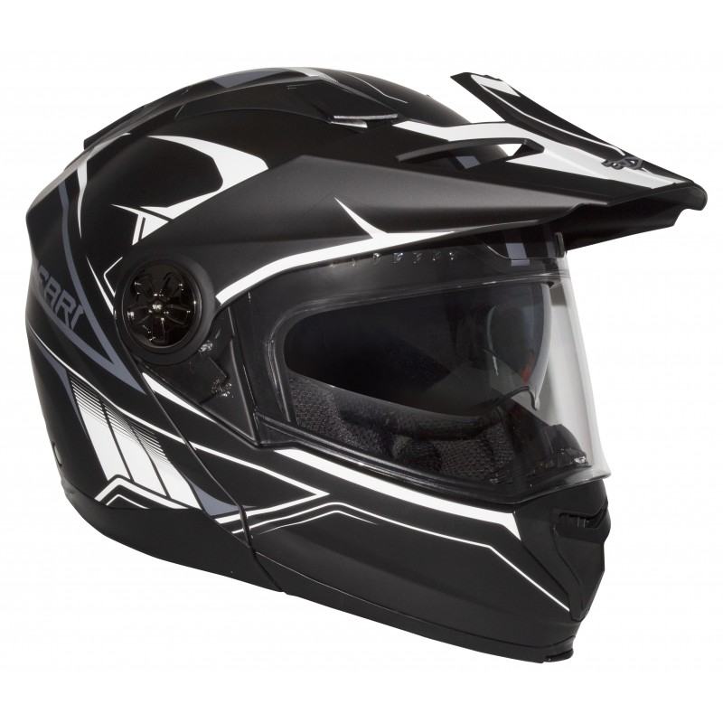 RXT Safari Helmet Matt Black/White