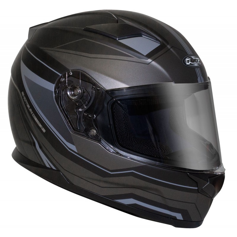 RXT Street Missile Helmet Matt Black/Silver