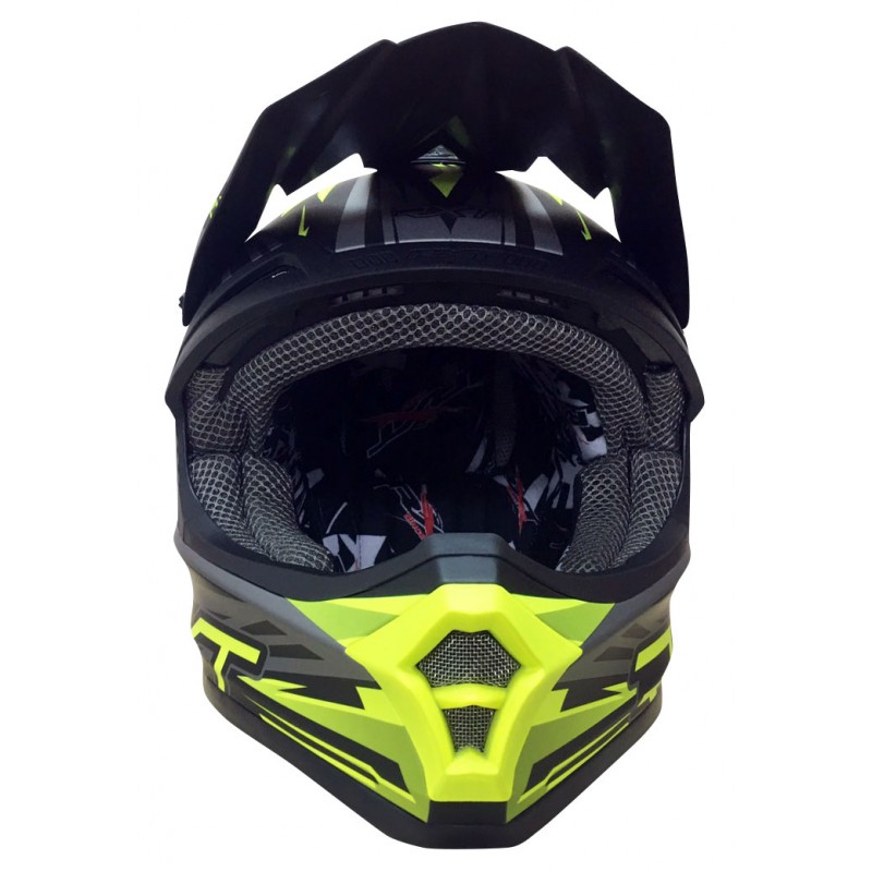 RXT Zenith III Helmet Matt Black/Fluro