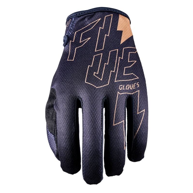 Five MXF4 Thunderbolt Glove Black