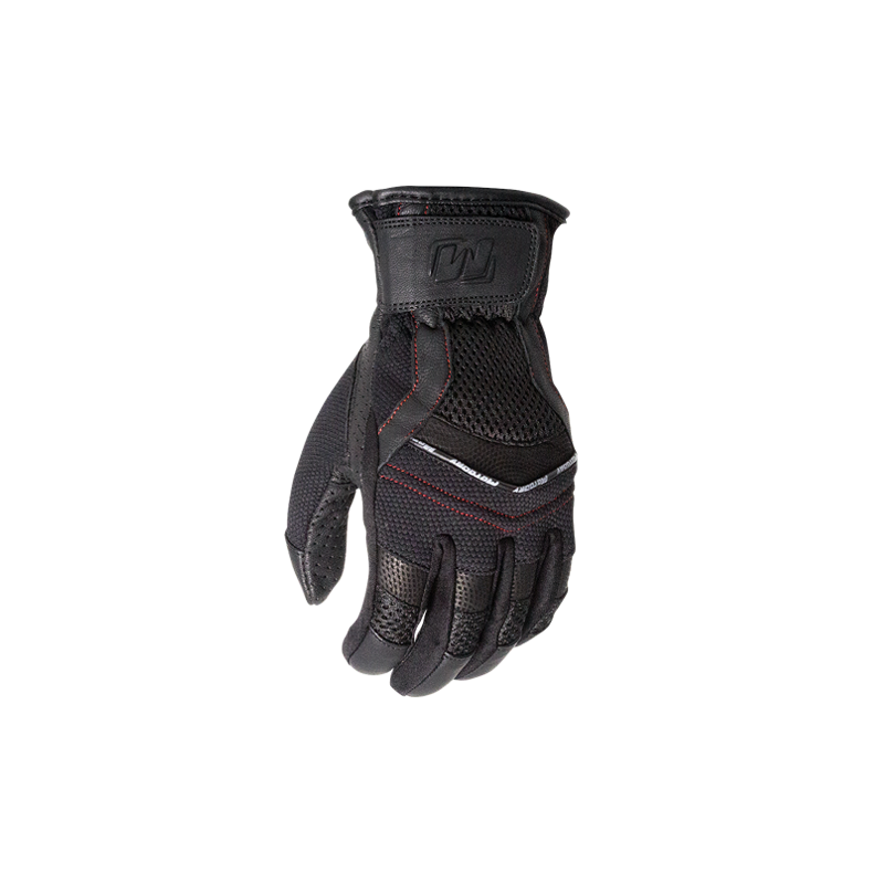 MotoDry Summer Vented Leather Glove Mens Black