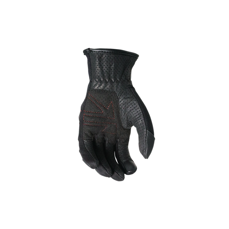 MotoDry Summer Vented Leather Glove Mens Black