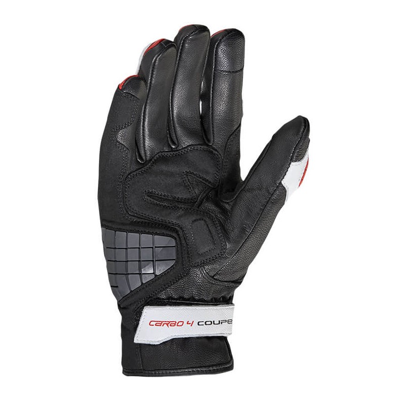 Spidi Carbo 4 Coupe Glove Black/White/Red