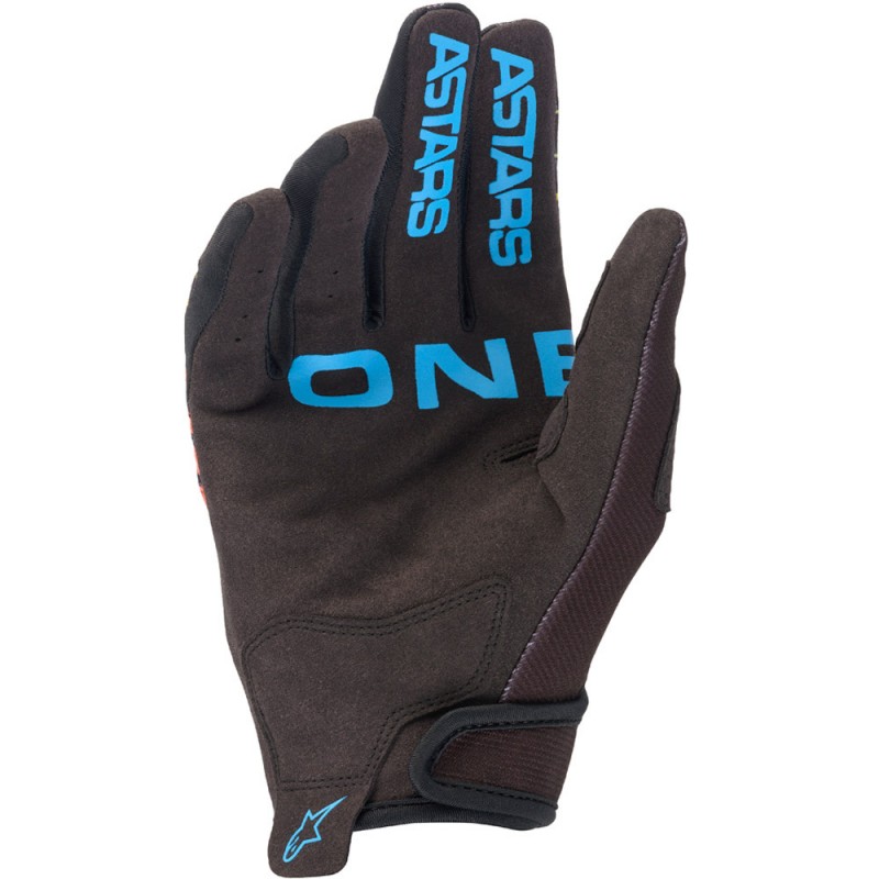 Alpinestars 22 Radar Glove Black/Fluro Yellow/Coral