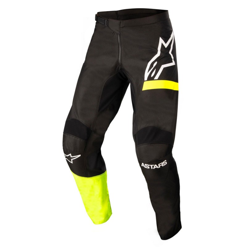 Alpinestars 22 Racer Chaser Pants Youth Black/Yellow Fluro