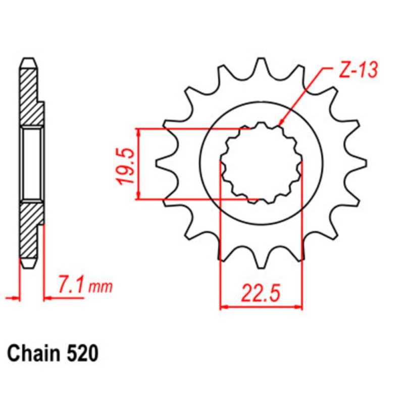 Supersprox Front Sprocket 10-324-xx (520)