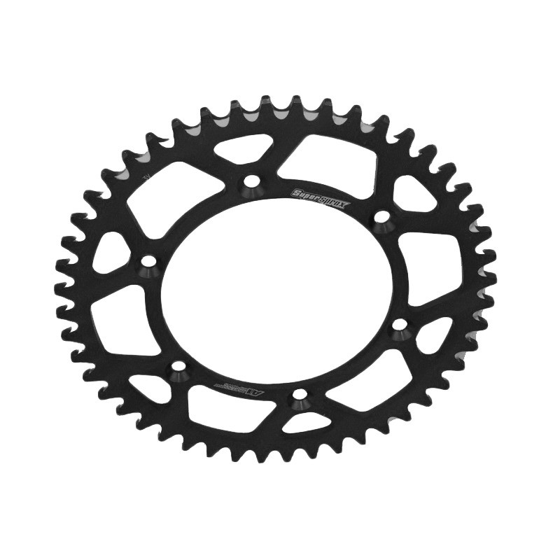 Supersprox Rear Alloy Sprocket Black (520)