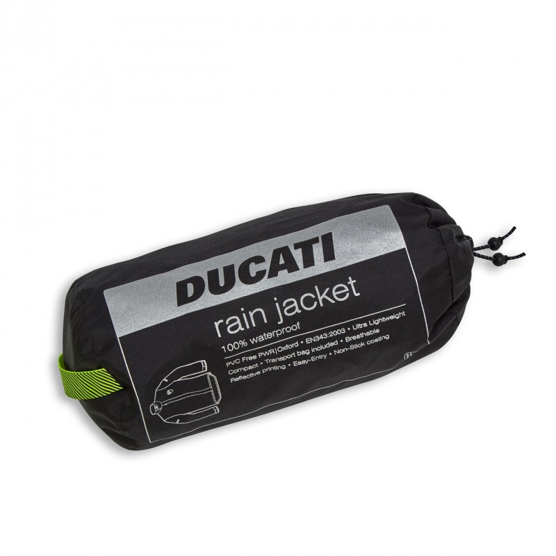 Ducati Strada 2 Rain Jacket Black
