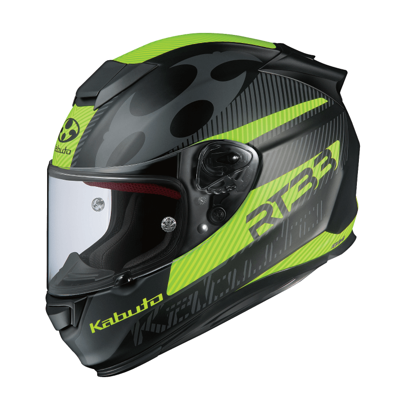 Kabuto RT-33 Helmet SP1 Black/Fluro Yellow
