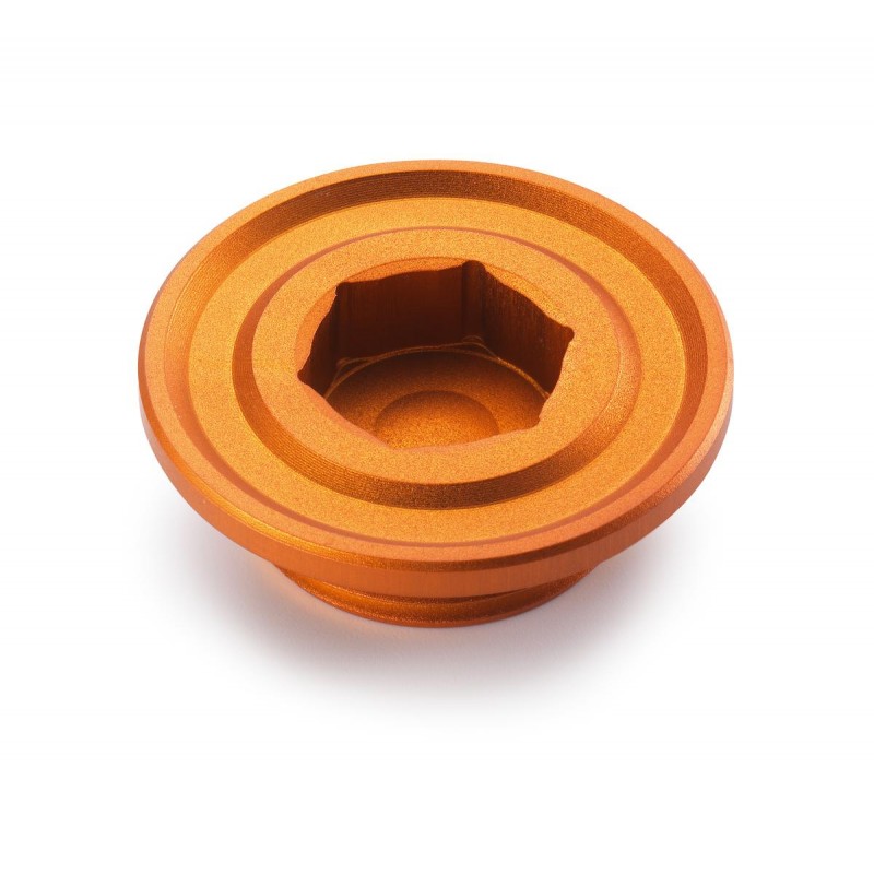 KTM Factory Ignition Cover Plug Orange