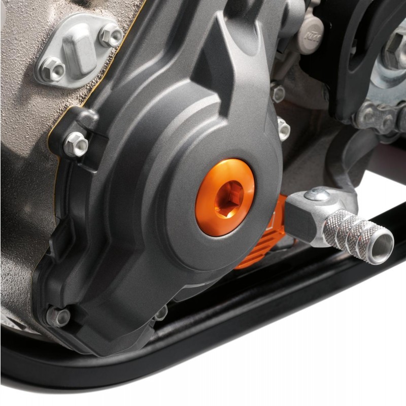 KTM Factory Ignition Cover Plug Orange