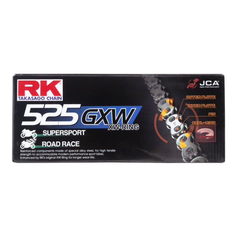 RK Chain 525GXW-120L
