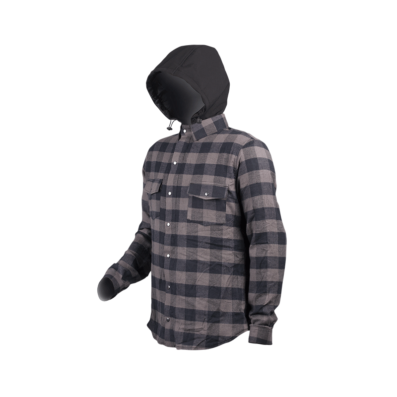 MotoDry Hunter Hoody Jacket Mens Black/Grey