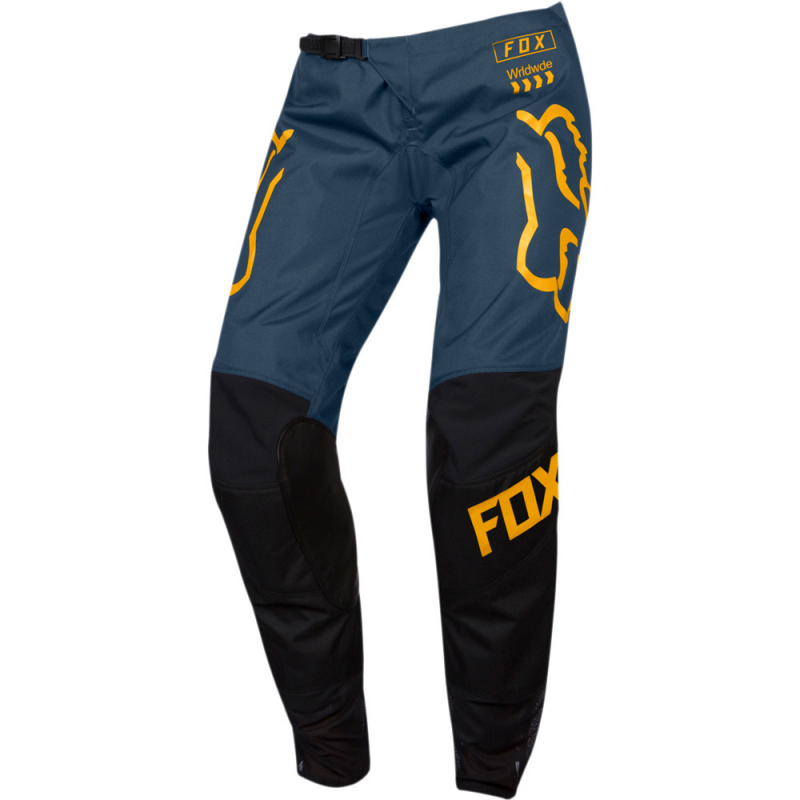 Fox 180 Mata Drip Pants Youth Black/Blue Size 24