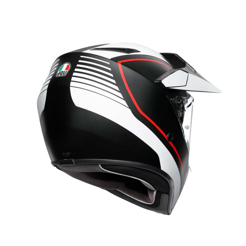 AGV AX9 Helmet Pacific Road Matt Black/White/Red
