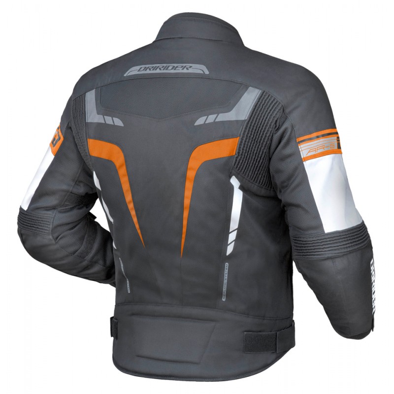 DriRider Air-Ride 5 Jacket Mens Black/White/Orange