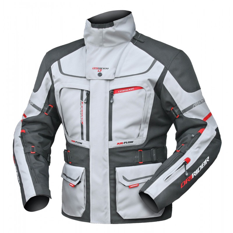 DriRider Vortex Adventure 2 Jacket Mens Grey/Black