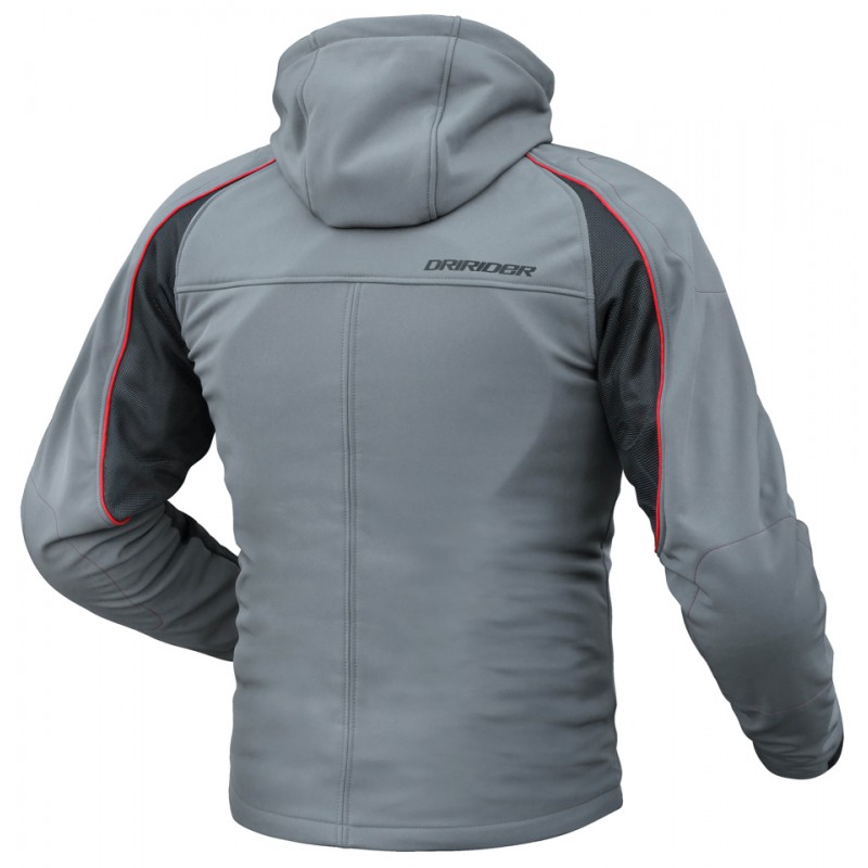 DriRider Atomic Hoody Jacket Mens Grey
