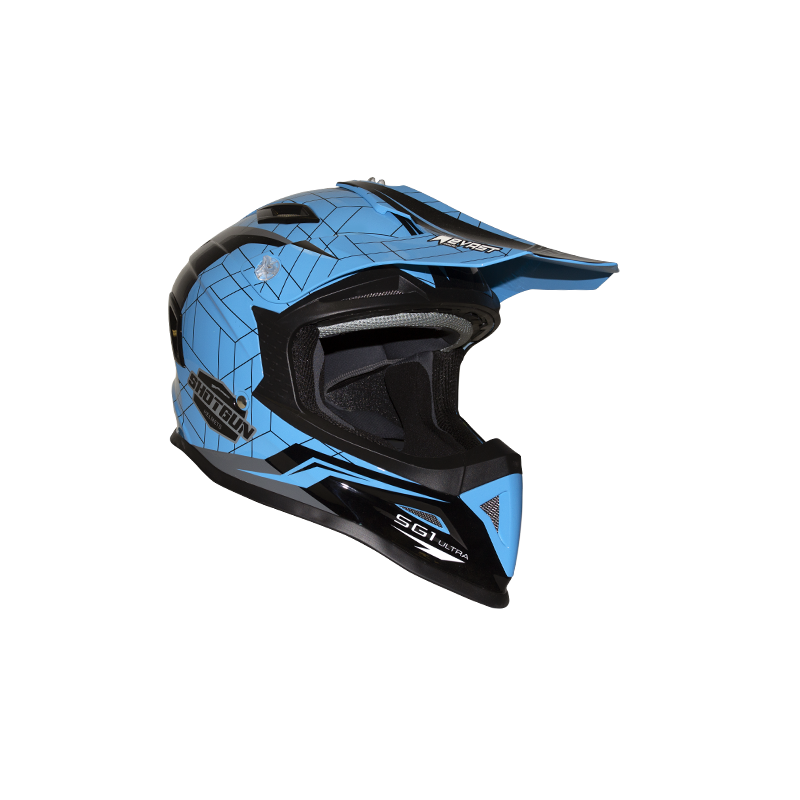 RXT SG1 Ultra Helmet Shotgun Gloss Neon Blue