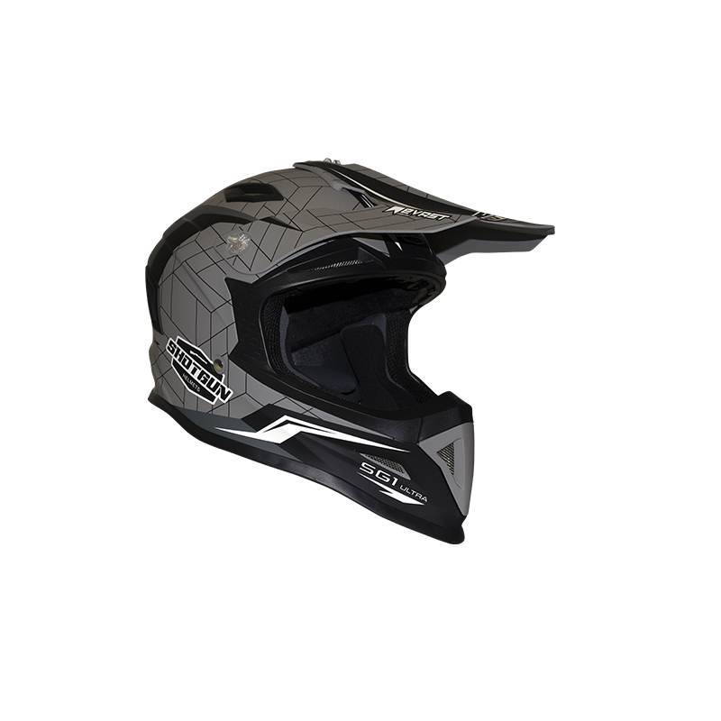 RXT SG1 Ultra Helmet Shotgun Matt Black/Cool Grey
