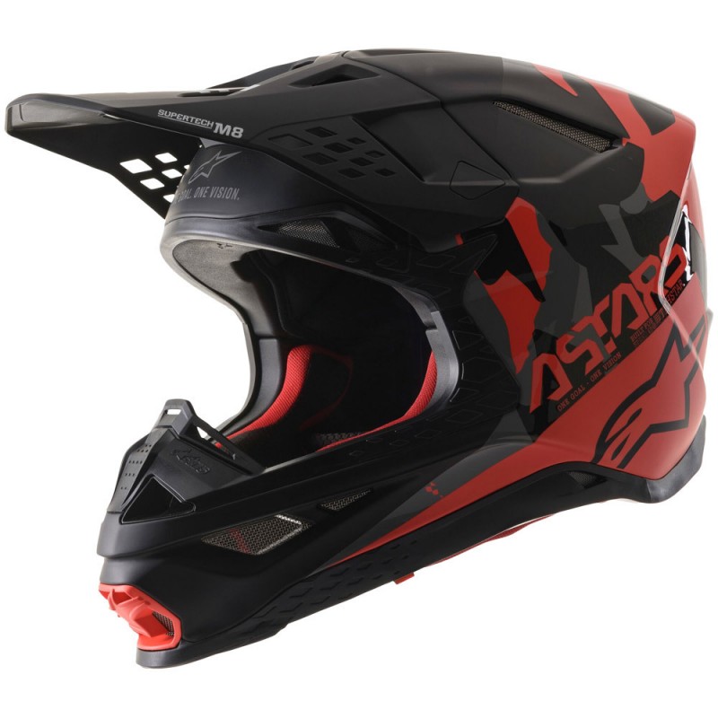 Alpinestars Supertech M8 Helmet Echo Black/Grey/Red