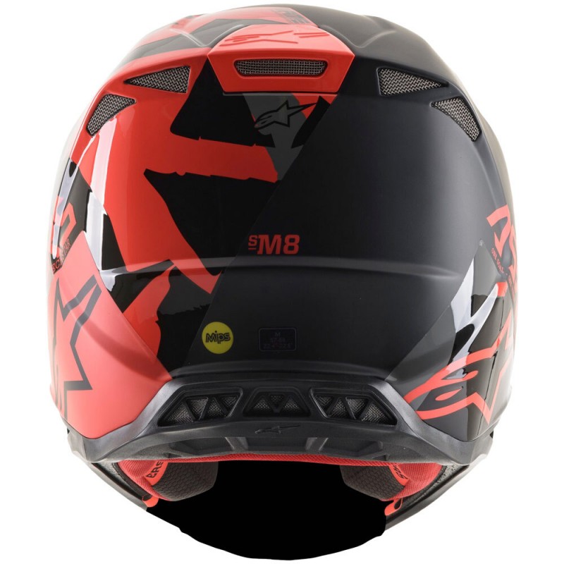 Alpinestars Supertech M8 Helmet Echo Black/Grey/Red