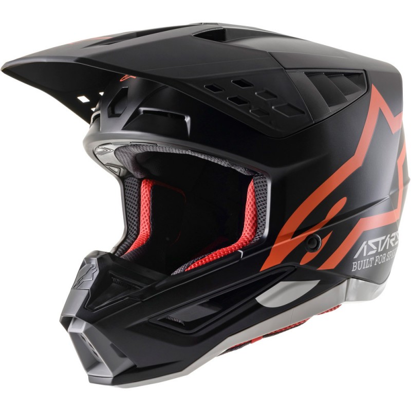 Alpinestars Supertech M5 Helmet Compass Black/Orange