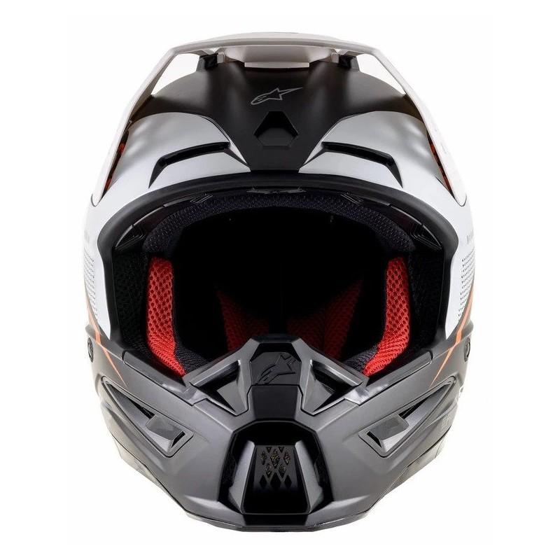 Alpinestars Supertech M5 Helmet Rayon Black/White/Orange
