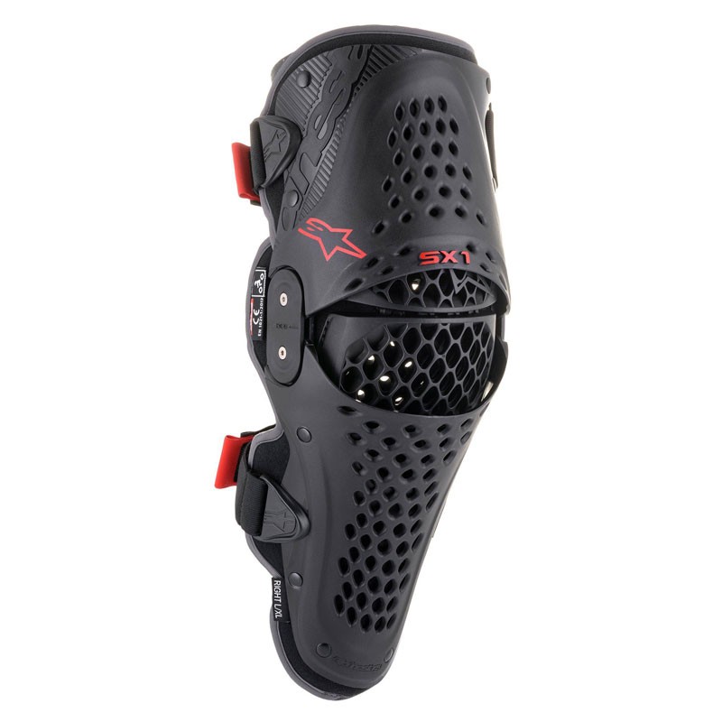 Alpinestars SX-1 V2 Knee Protector Black/Red