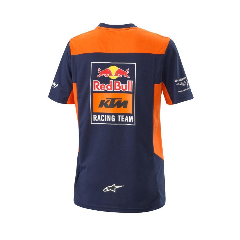 Red Bull KTM Replica Team Tee Womens Dark Blue/Orange
