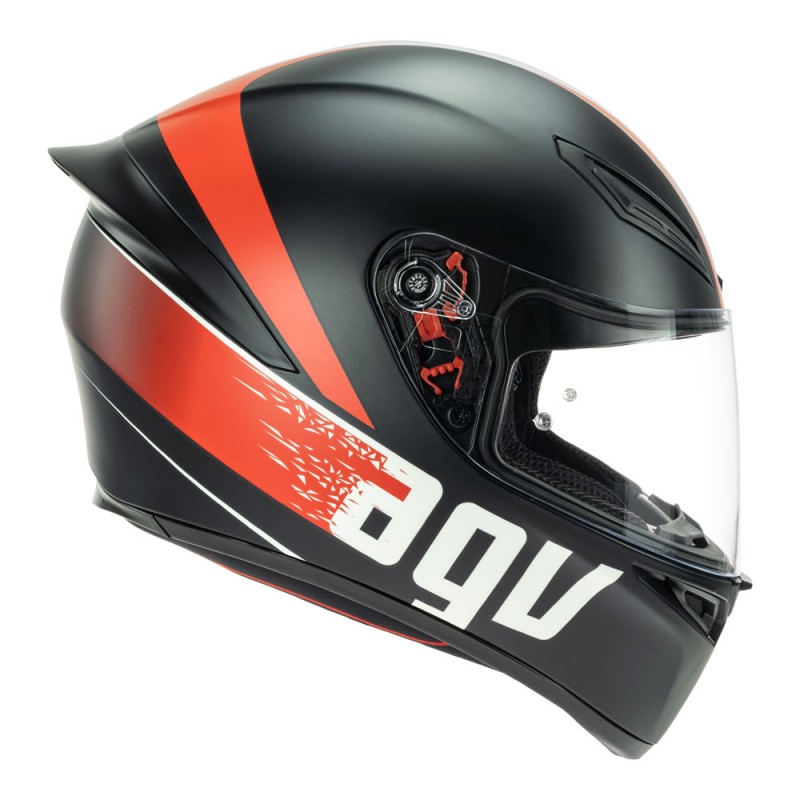 AGV K1 Helmet Grip Matt Black/Red