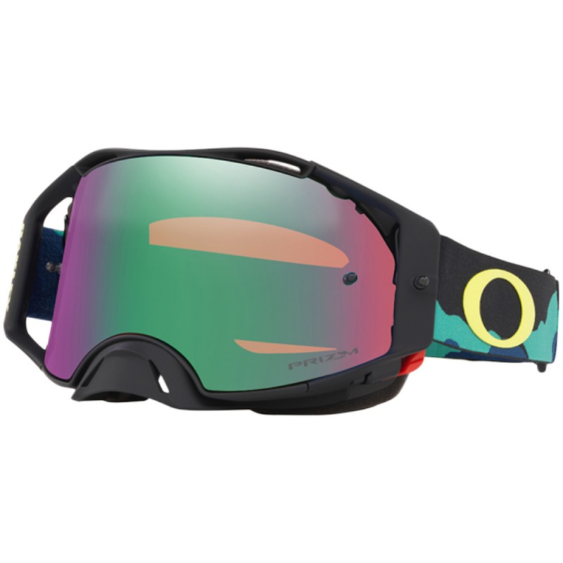 Oakley Airbrake Goggle Eli Tomic Camo Army Blues/Prizm Jade Lens