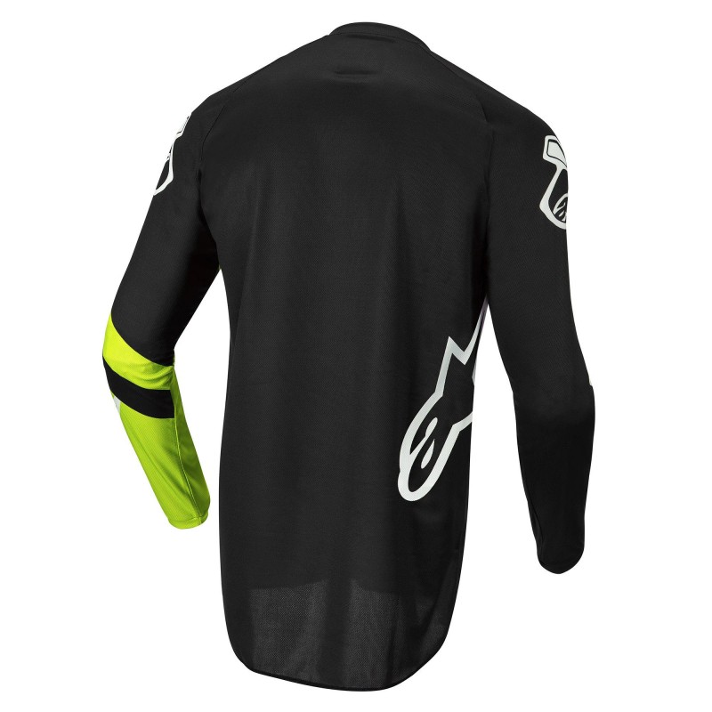 Alpinestars 22 Racer Chaser Jersey Youth Black/Yellow Fluro