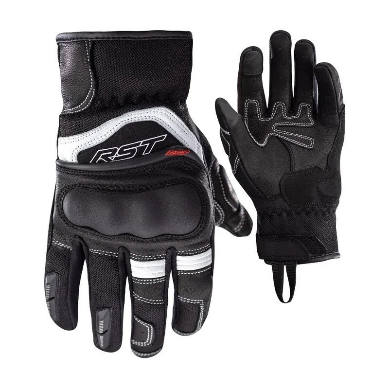 RST Urban Air 3 CE Leather Glove Black/White