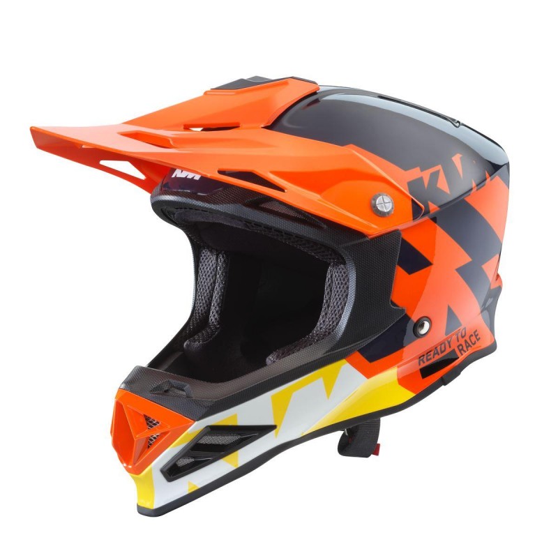 KTM Dynamic-FX Helmet Youth Black/Orange/Yellow