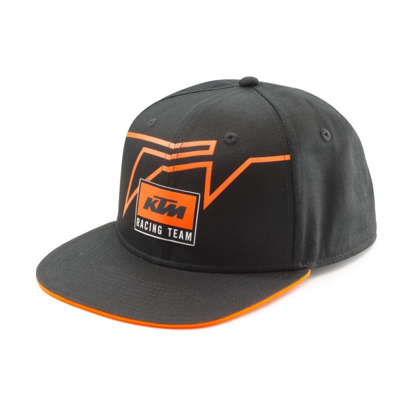KTM Team Flat Cap Youth Black/Orange